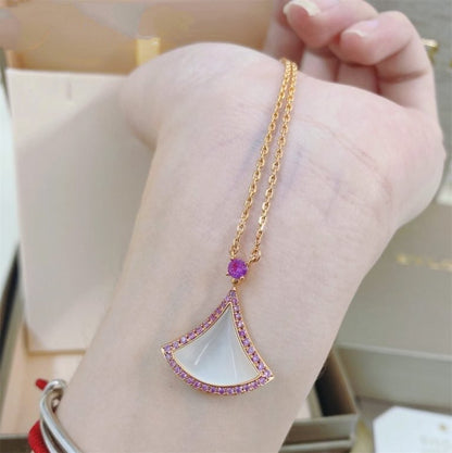 [BLUE TEARS]DREAM NECKLACE MOP DIAMOND PINK