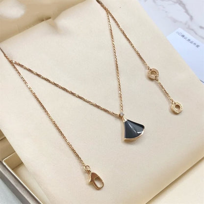 [BLUE TEARS]DREAM NECKLACE ONYX 1 DIAMOND
