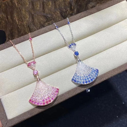 [BLUE TEARS]DREAM NECKLACK DIAMOND PINK GOLD