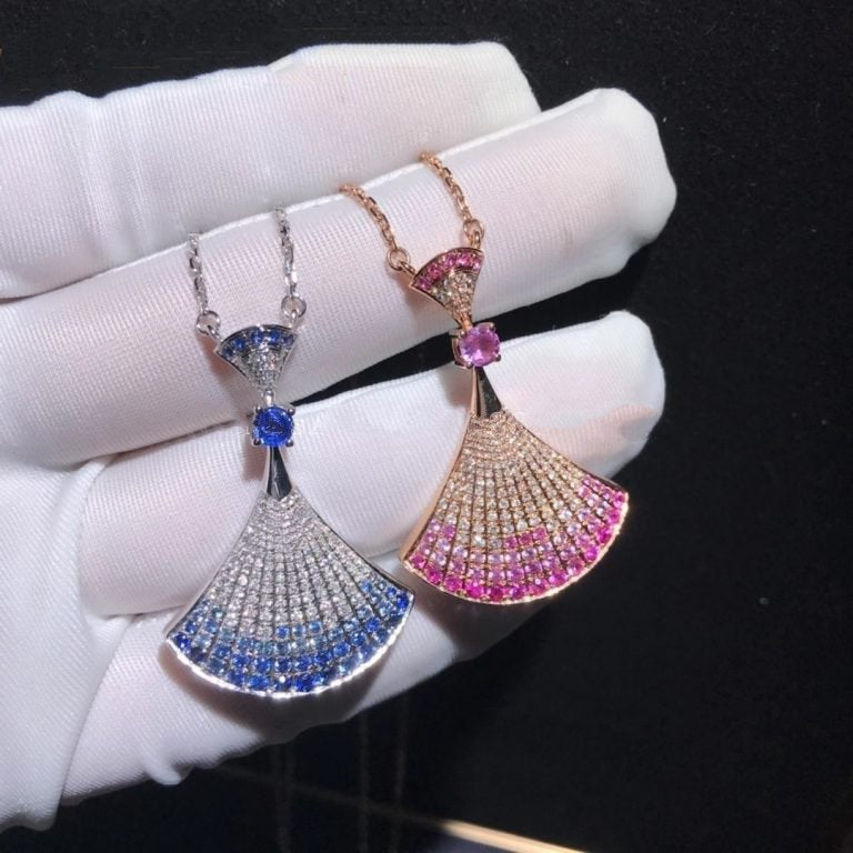 [BLUE TEARS]DREAM NECKLACE AGATE SILVER DIAMOND