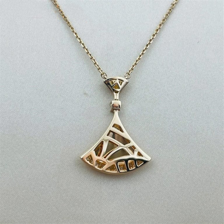 [BLUE TEARS]DREAM NECKLACE PINK GOLD DIAMOND