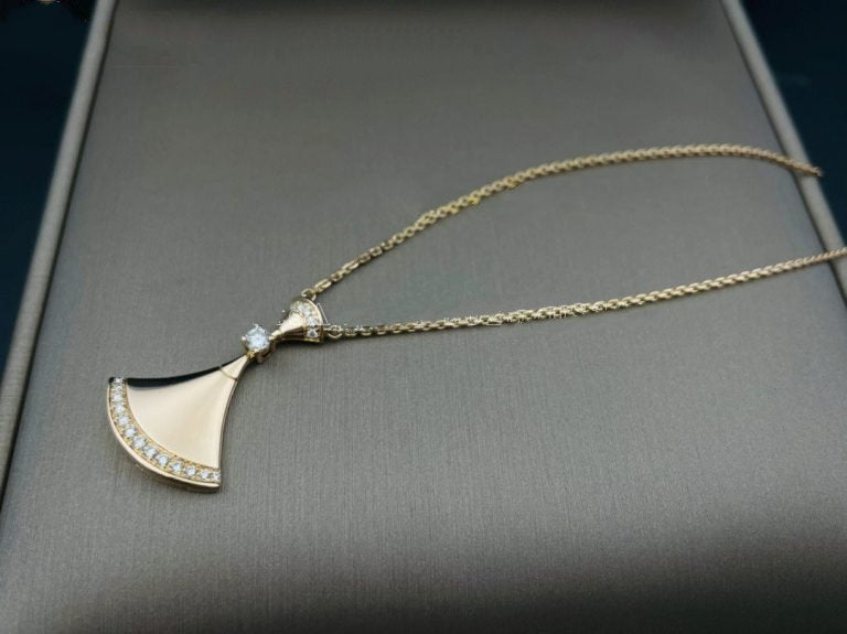 [BLUE TEARS]DREAM NECKLACE PINK GOLD DIAMOND