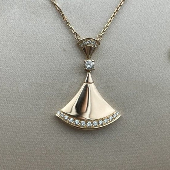 [BLUE TEARS]DREAM NECKLACE PINK GOLD DIAMOND