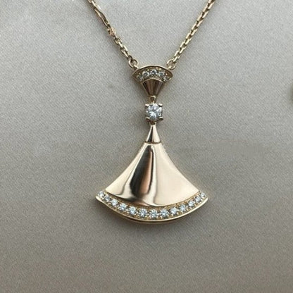 [BLUE TEARS]DREAM NECKLACE PINK GOLD DIAMOND