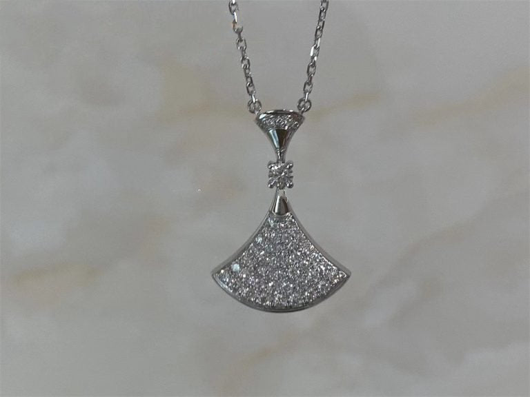 [BLUE TEARS]DREAM NECKLACE SILVER FULL DIAMOND