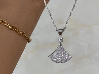 [BLUE TEARS]DREAM NECKLACE SILVER FULL DIAMOND
