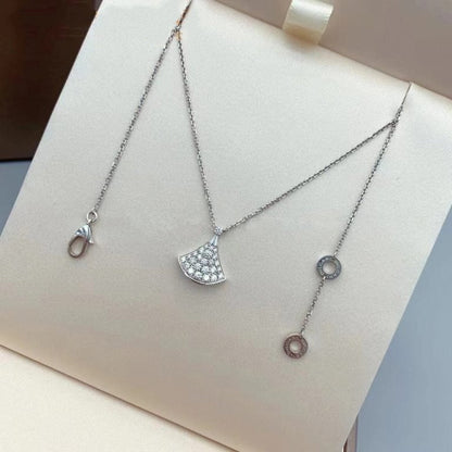 [BLUE TEARS]DREAM NECKLACE SILVER DIAMOND