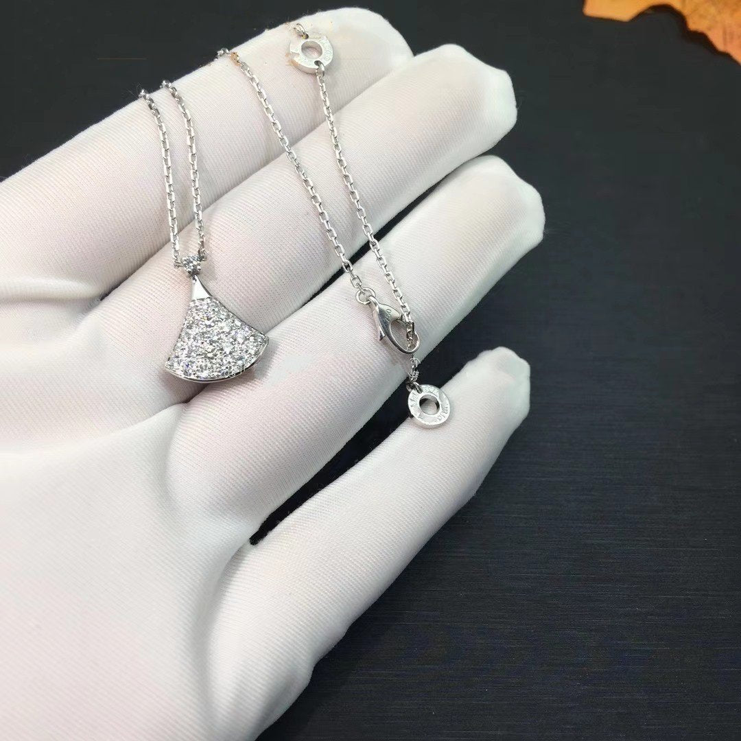 [BLUE TEARS]DREAM NECKLACE SILVER DIAMOND