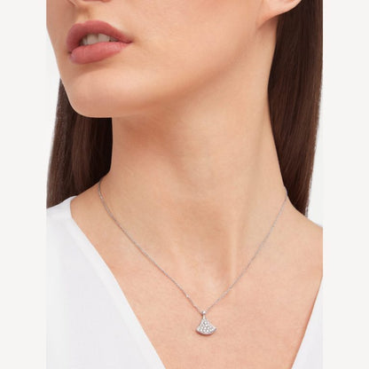 [BLUE TEARS]DREAM NECKLACE SILVER DIAMOND