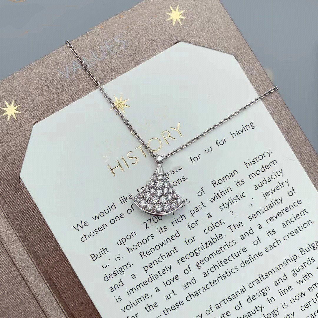 [BLUE TEARS]DREAM NECKLACE SILVER DIAMOND