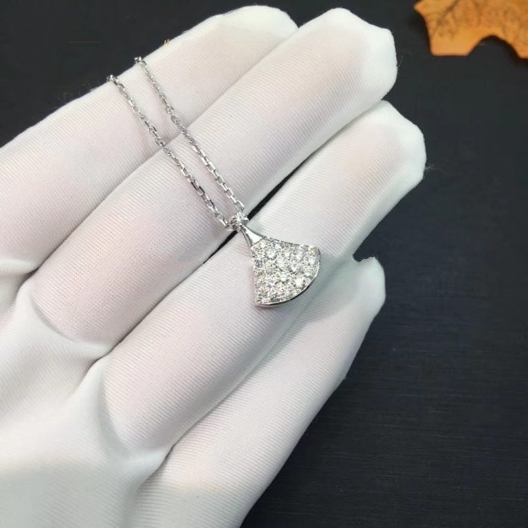 [BLUE TEARS]DREAM NECKLACE SILVER DIAMOND