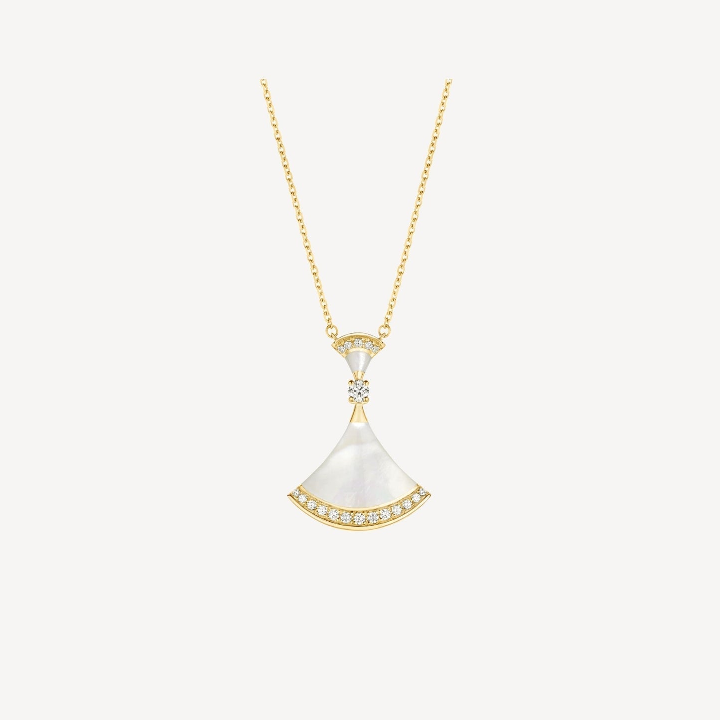 [BLUE TEARS]DREAM NECKLACE MOP GOLD DIAMOND