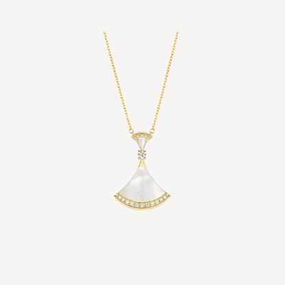 [BLUE TEARS]DREAM NECKLACE MOP GOLD DIAMOND