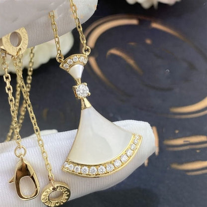 [BLUE TEARS]DREAM NECKLACE MOP GOLD DIAMOND