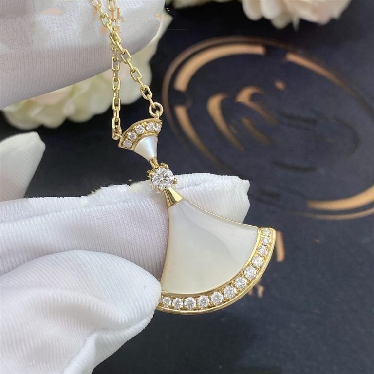 [BLUE TEARS]DREAM NECKLACE MOP GOLD DIAMOND