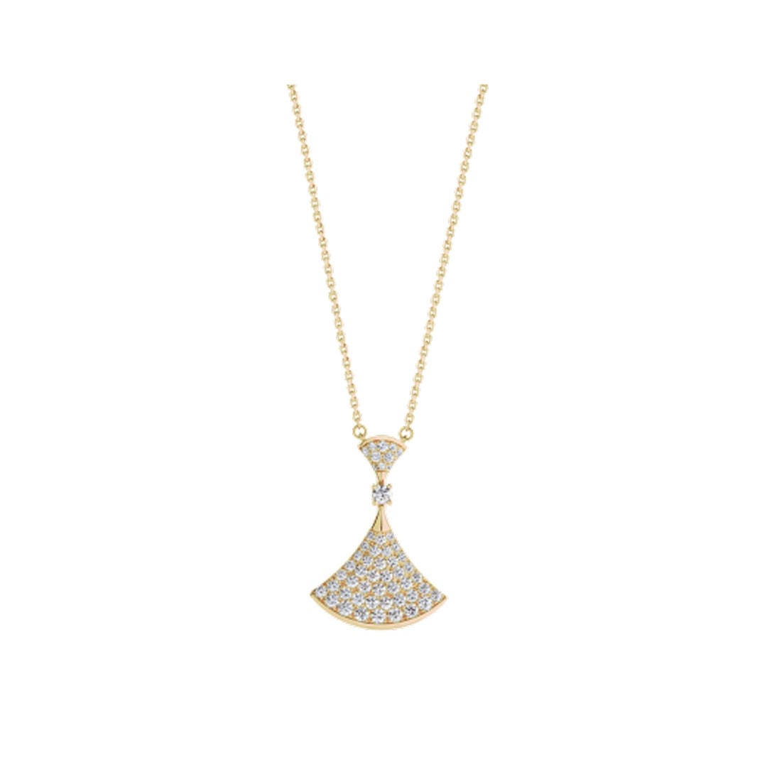 [BLUE TEARS]DREAM NECKLACE GOLD FULL DIAMOND