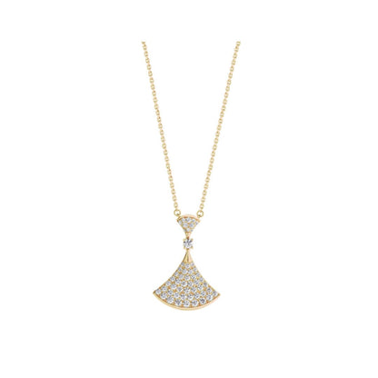 [BLUE TEARS]DREAM NECKLACE GOLD FULL DIAMOND