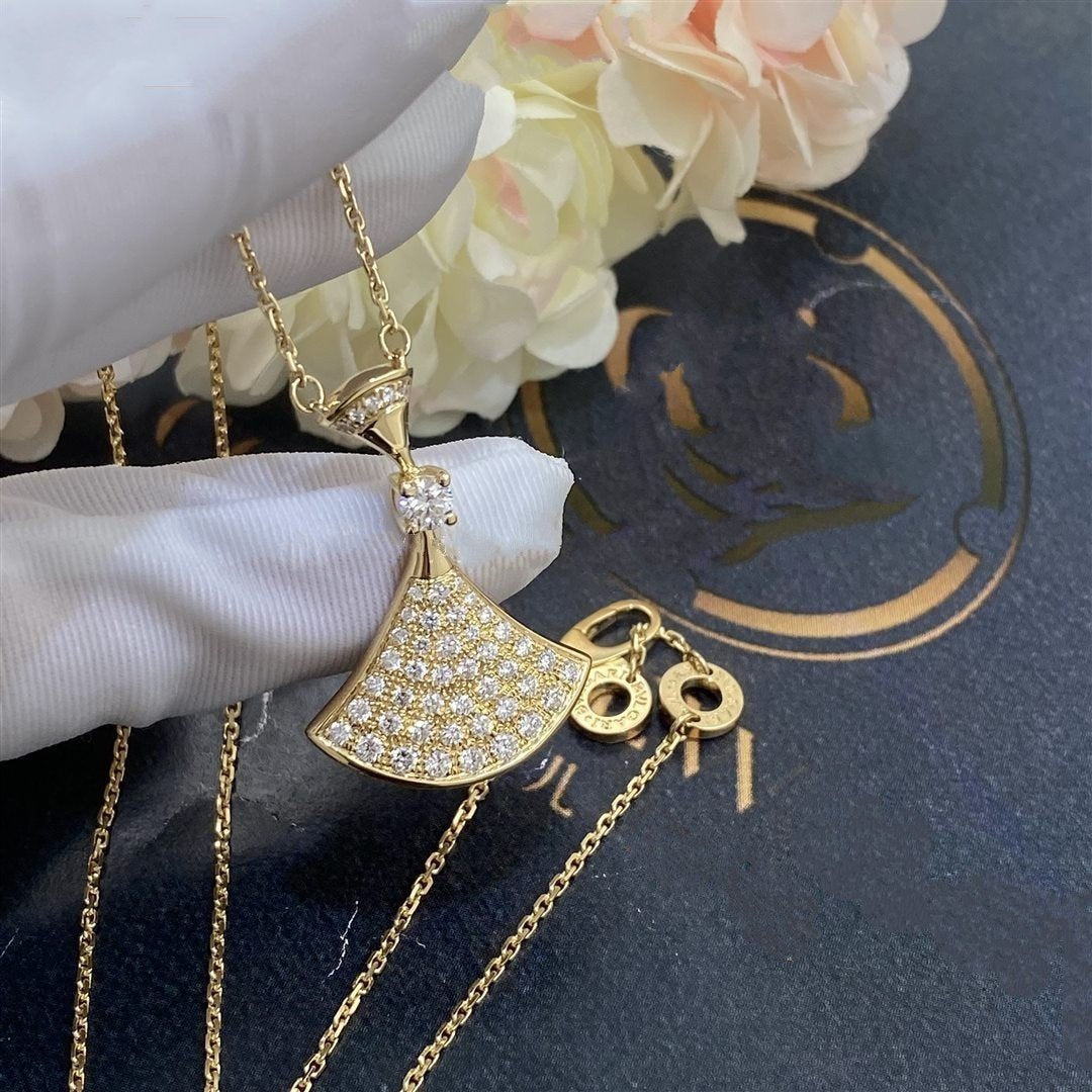 [BLUE TEARS]DREAM NECKLACE GOLD FULL DIAMOND
