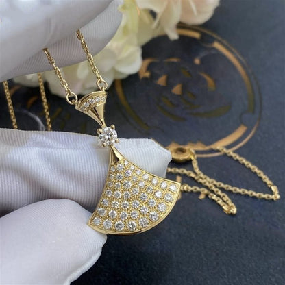 [BLUE TEARS]DREAM NECKLACE GOLD FULL DIAMOND