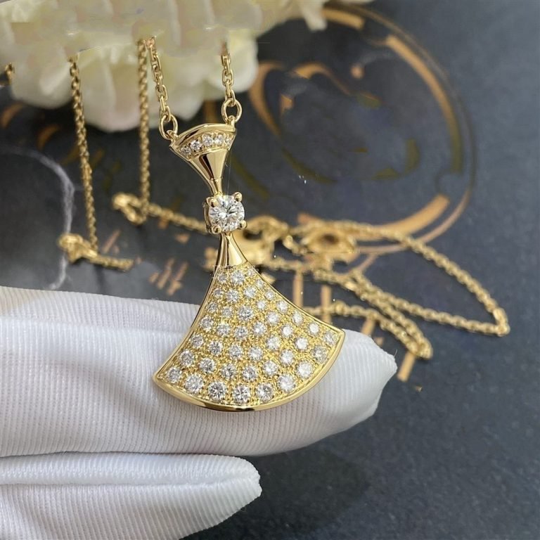 [BLUE TEARS]DREAM NECKLACE GOLD FULL DIAMOND