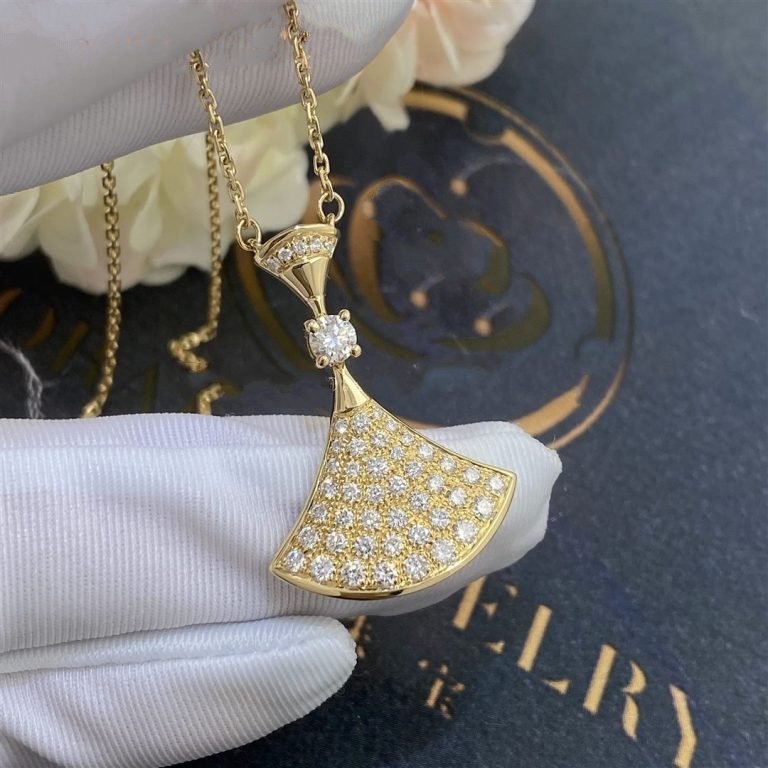 [BLUE TEARS]DREAM NECKLACE GOLD FULL DIAMOND