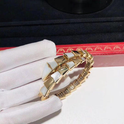 [BLUE TEARS]SERPENTI BRACELET MOP GOLD