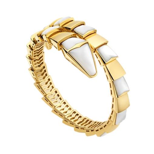 [BLUE TEARS]SERPENTI BRACELET MOP GOLD