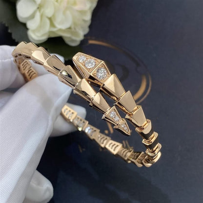 [BLUE TEARS]SERPENTI BRACELET DIAMONDS PINK GOLD