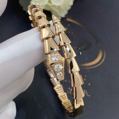 [BLUE TEARS]SERPENTI BRACELET DIAMONDS PINK GOLD