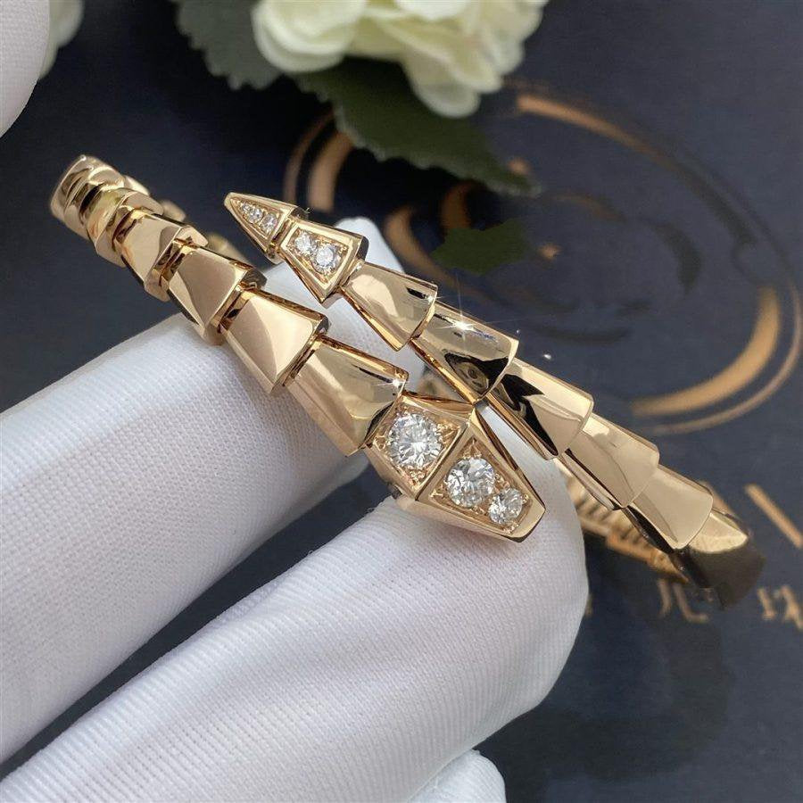 [BLUE TEARS]SERPENTI BRACELET DIAMONDS PINK GOLD