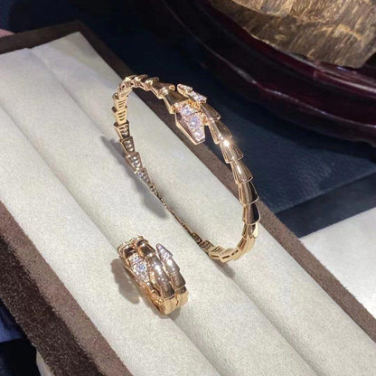 [BLUE TEARS]SERPENTI BRACELET DIAMONDS PINK GOLD