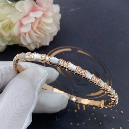 [BLUE TEARS]SERPENTI BRACELET PINK GOLD MOP DIAMOND