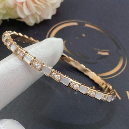 [BLUE TEARS]SERPENTI BRACELET PINK GOLD MOP DIAMOND