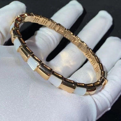 [BLUE TEARS]SERPENTI BRACELET PINK GOLD MOP