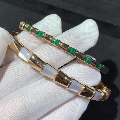 [BLUE TEARS]SERPENTI BRACELET PINK GOLD MOP