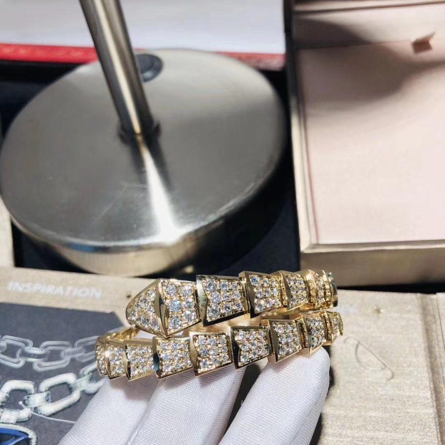 [BLUE TEARS]SERPENTI BRACELET 8MM GOLD DIAMOND