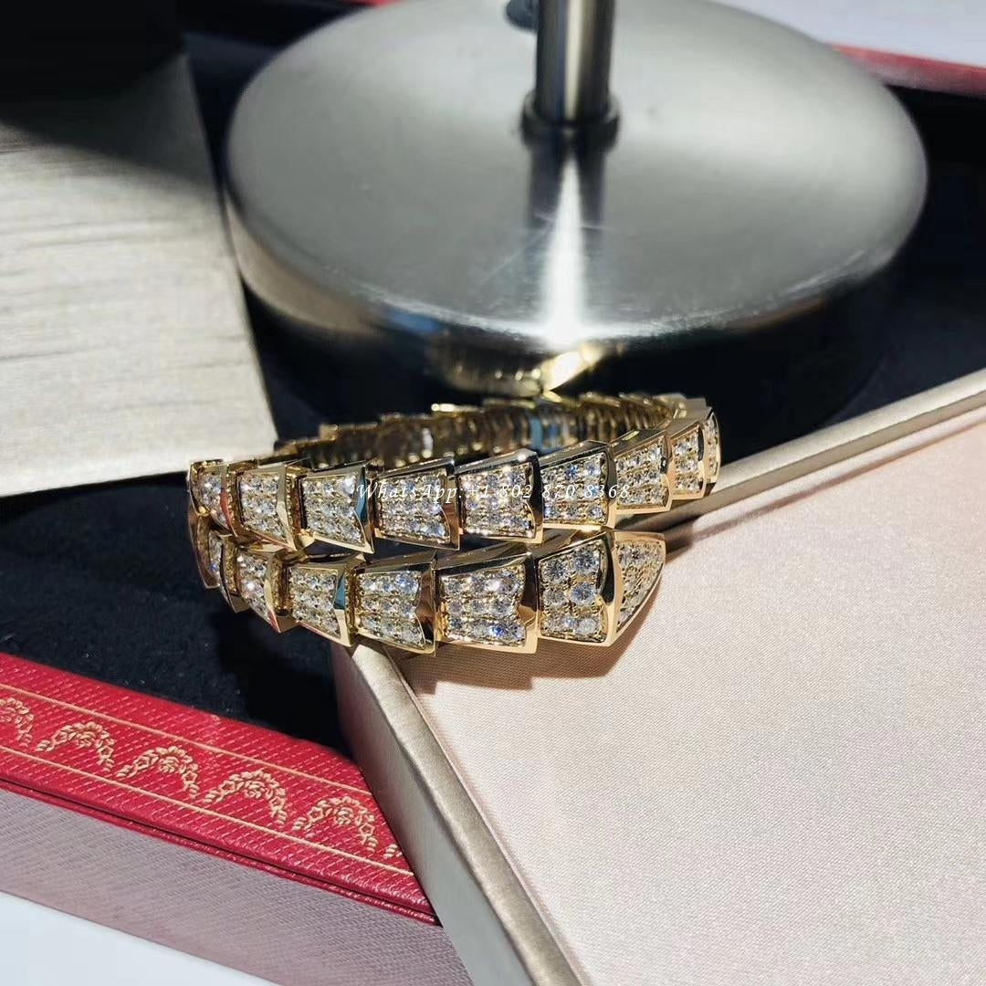 [BLUE TEARS]SERPENTI BRACELET 8MM GOLD DIAMOND