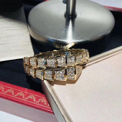 [BLUE TEARS]SERPENTI BRACELET 8MM GOLD DIAMOND