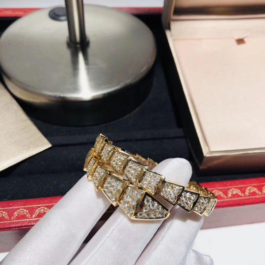 [BLUE TEARS]SERPENTI BRACELET 8MM GOLD DIAMOND