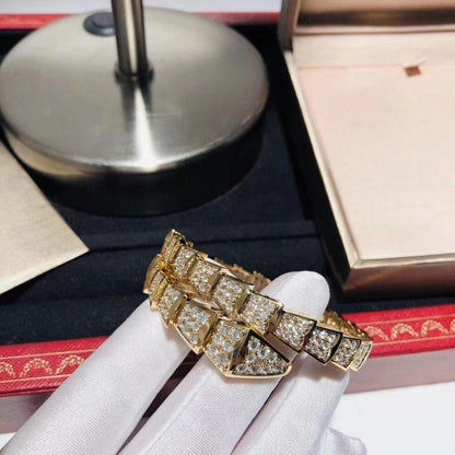 [BLUE TEARS]SERPENTI BRACELET 8MM GOLD DIAMOND