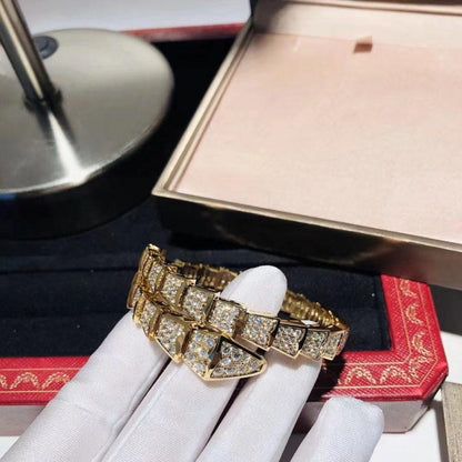 [BLUE TEARS]SERPENTI BRACELET 8MM GOLD DIAMOND