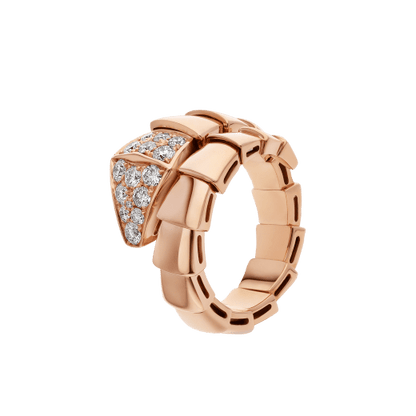 [BLUE TEARS]SERPENTI RING PINK GOLD DIAMOND