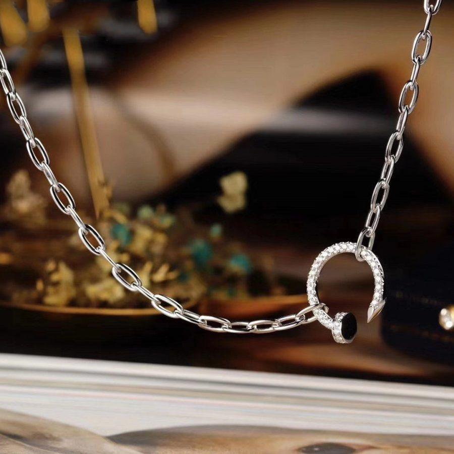 [Blue Tears Jewelry]JUSTE NECKLACE FULL DIAMONDS