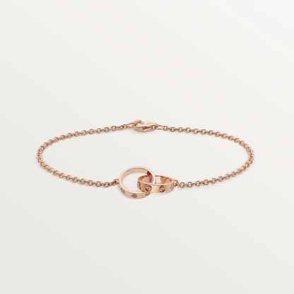[BLUE TEARS]LOVE BRACELET DOUBLE RING