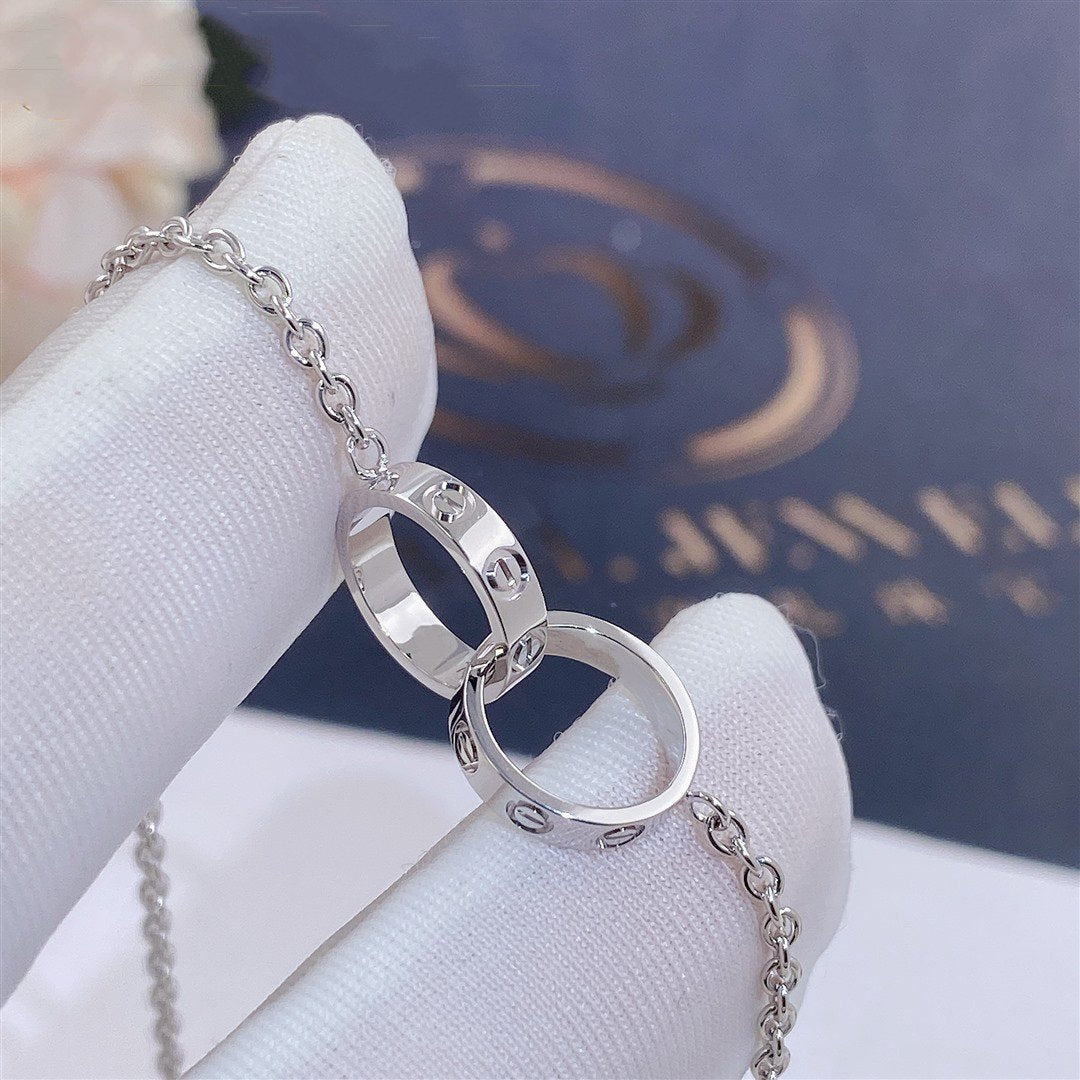 [Blue Tears Jewelry]LOVE BRACELET DOUBLE RING