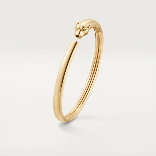 [BLUE TEARS]PANTHERE GOLD OPEN BRACELET