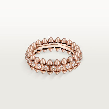 [Blue Tears Jewelry]CLASH 6.4MM SMALL FULL DIAMOND RING