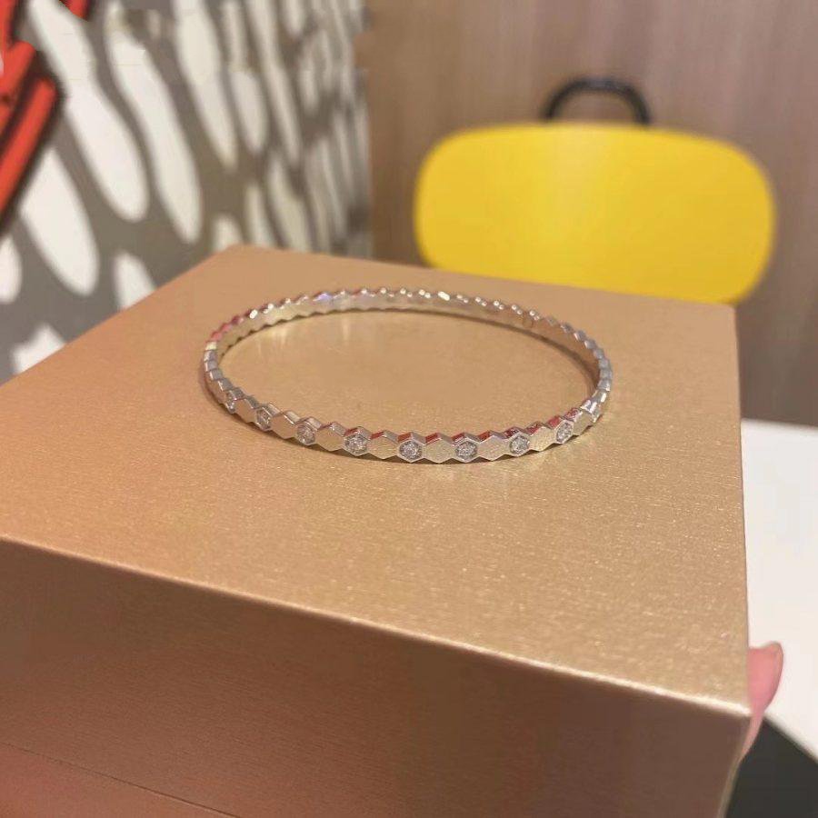 [BLUE TEARS]BEE LOVE SILVER DIAMOND BRACELET