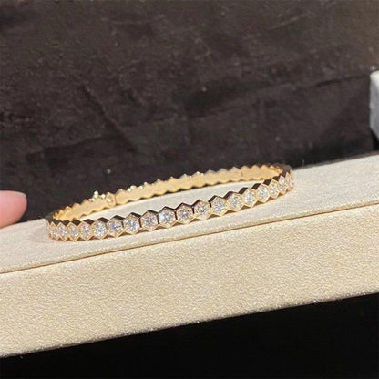 [BLUE TEARS]BEE LOVE GOLD BRACELET FULL DIAMOND