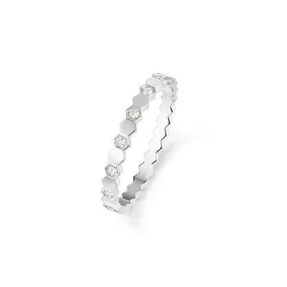 [BLUE TEARS]BEE LOVE RING SILVER DIAMOND